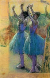 Two Blue Dancers
